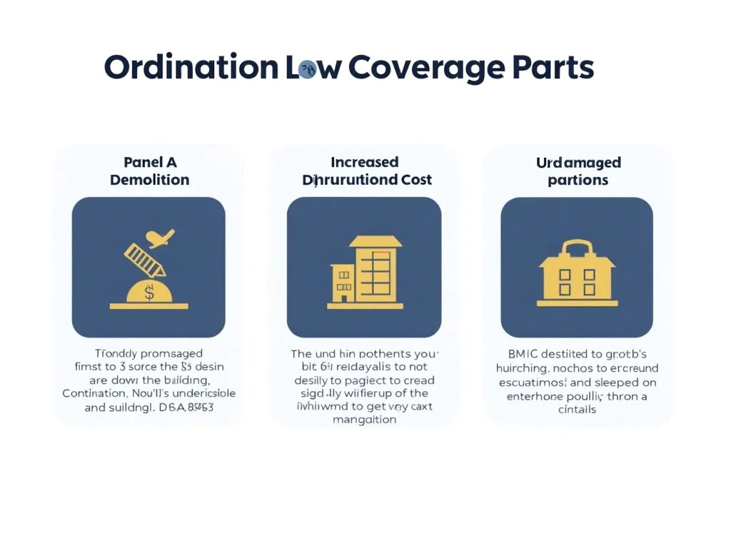 Three parts of ordinance or law insurance coverage for roof replacement — Storm Damage DMV